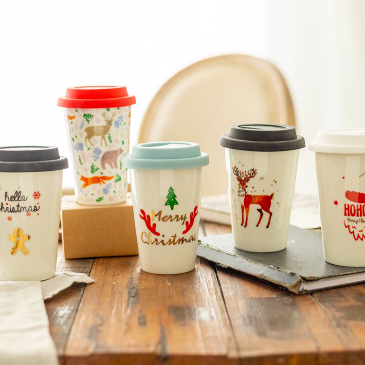 christmas travel mug with lid