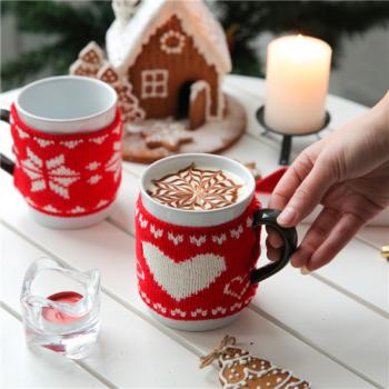 Cozy Sweater Ceramic Mugs