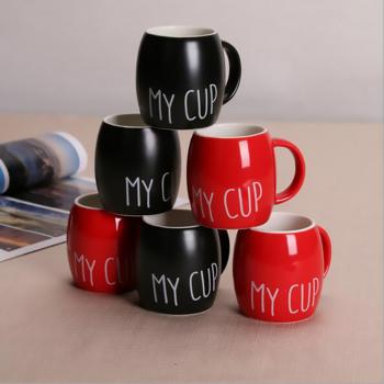 Low MOQ Customised Ceramic Mugs 12oz&14oz availble