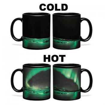 Magic Ceramic Color Changing Mugs Aurora Design